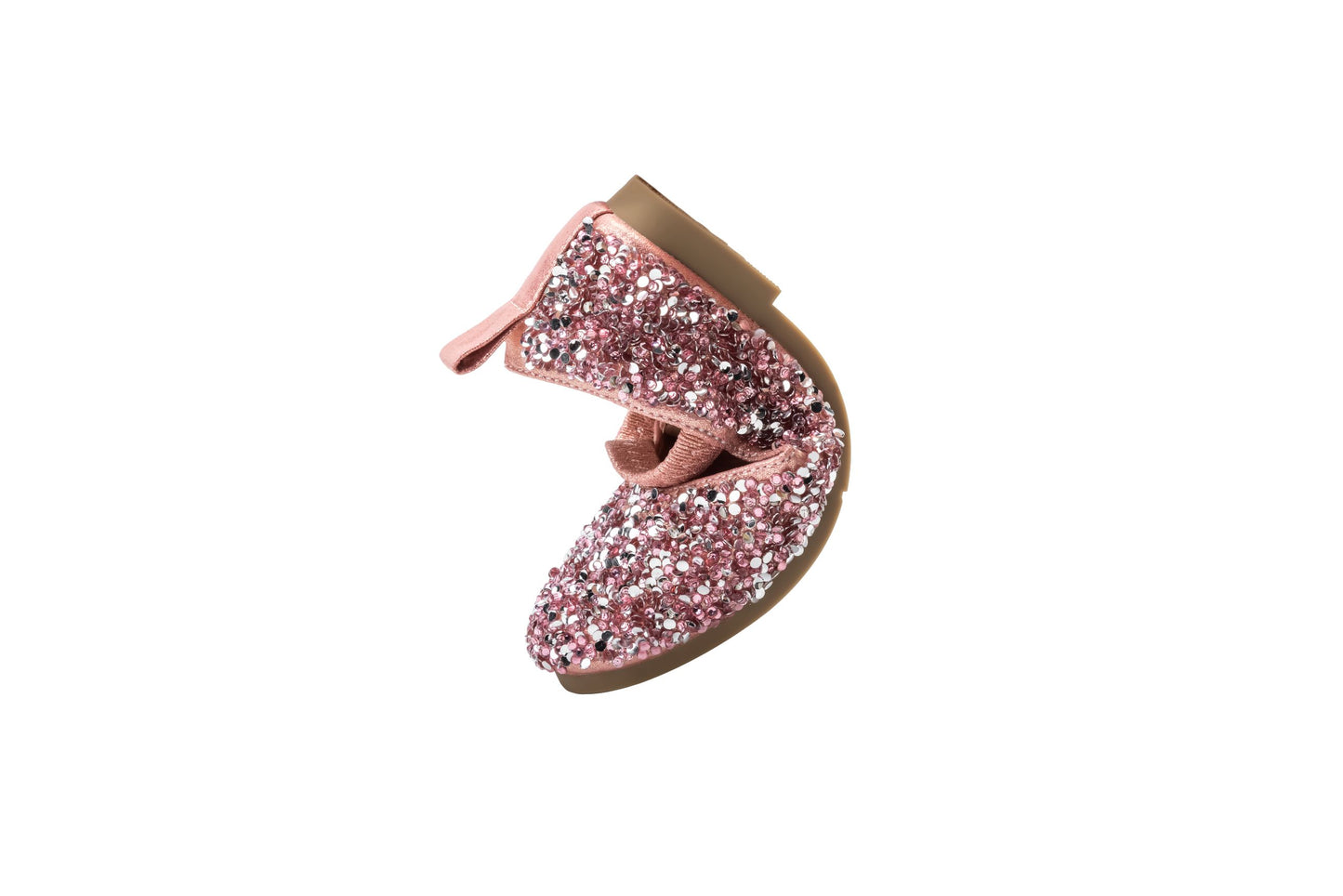 Girls Sparkly Glitter Mary Jane Shoes – Starlight - Pink