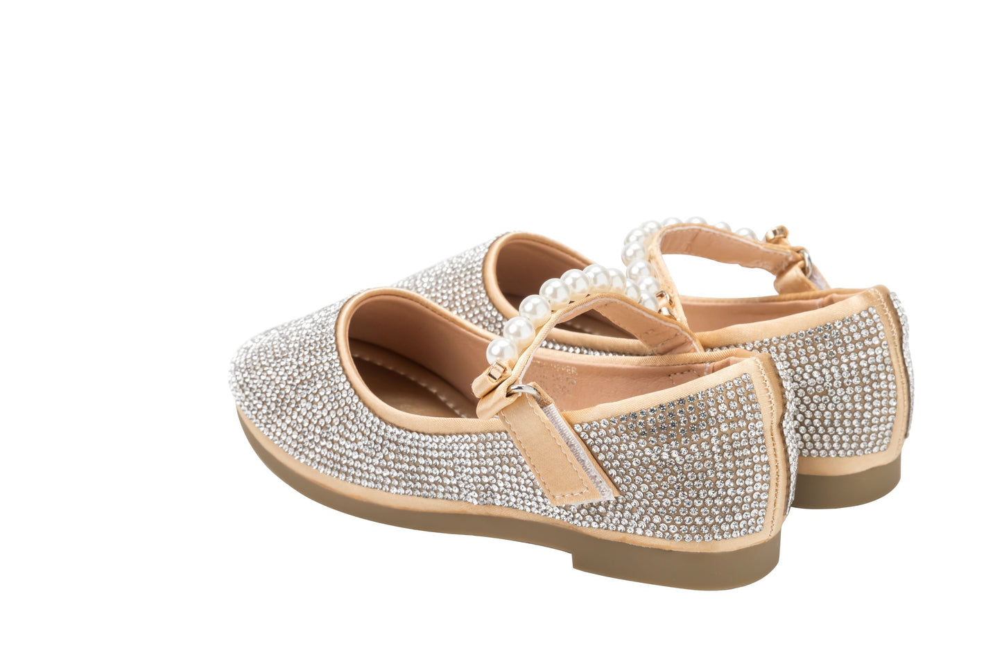 Girls Gold Sparkly Shoes – Glitter Mary Jane Dress Shoes | Glory - Gold