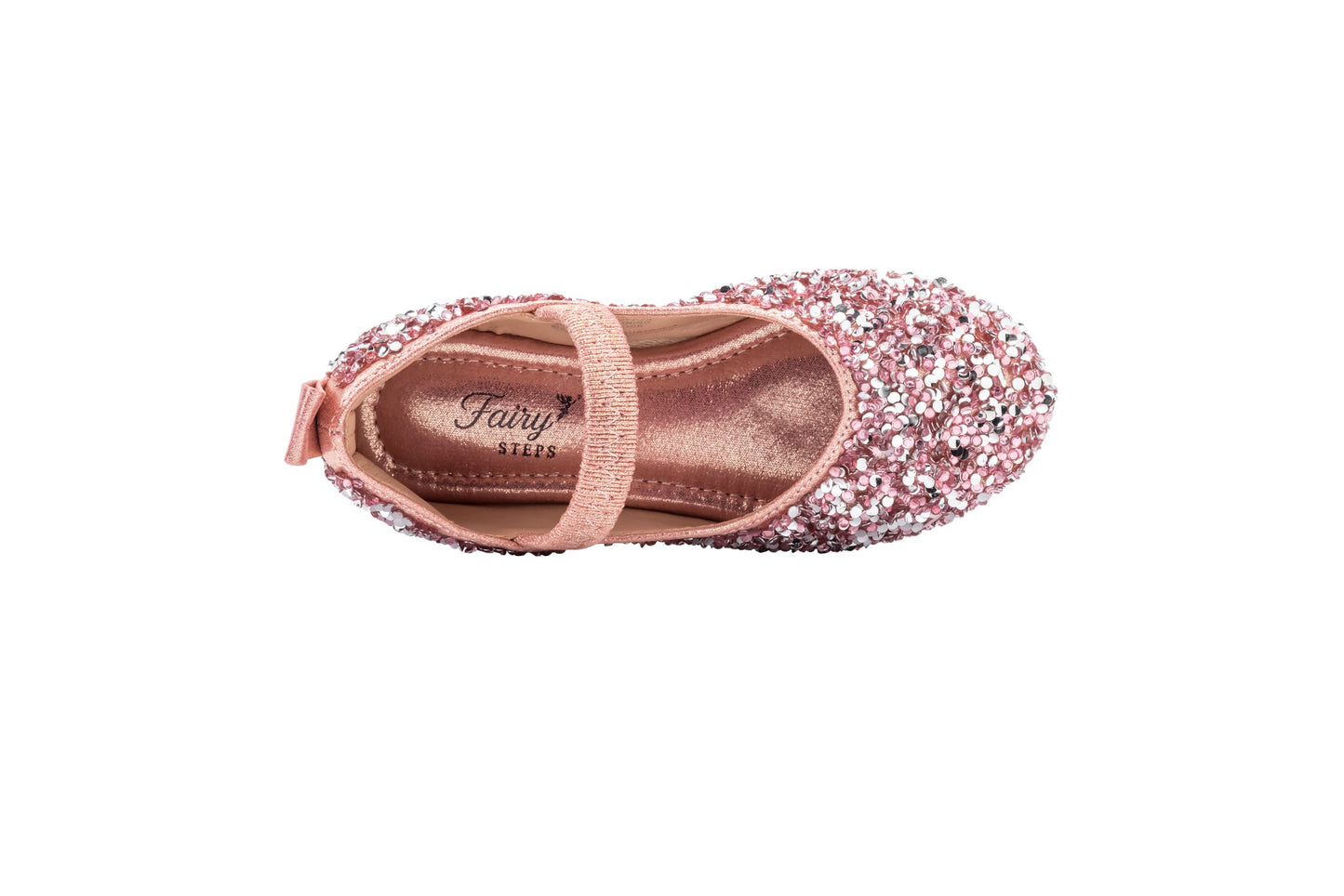 Girls Sparkly Glitter Mary Jane Shoes – Starlight - Pink