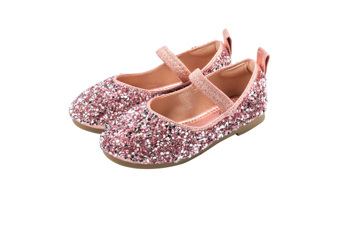 Girls Sparkly Glitter Mary Jane Shoes – Starlight - Pink