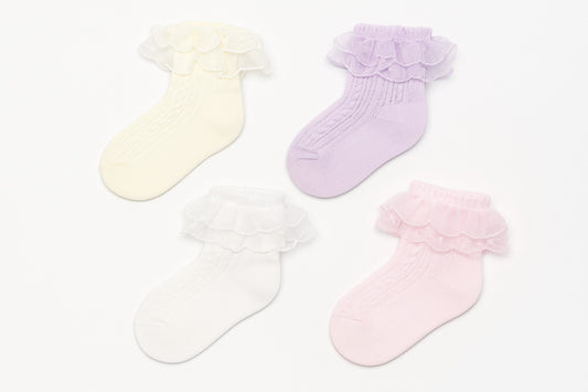 Fairysteps Lace Frill Socks – Get any 3 pairs or more for 15% off!